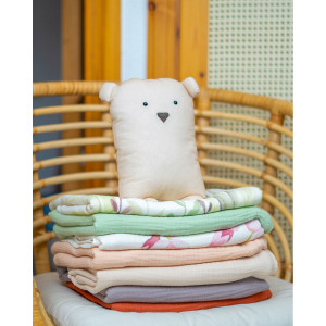 Organik Pamuklu Kumaş Oyuncak Uyku Arkadaşı Pofy Organik Pamuklu Kumaş Oyuncak Uyku Arkadaşı Pofy