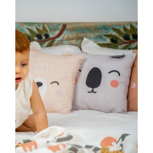 Yastık Organik Pamuklu Kumaş Koala