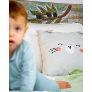 Yastık Organik Pamuklu Kumaş Rabbit