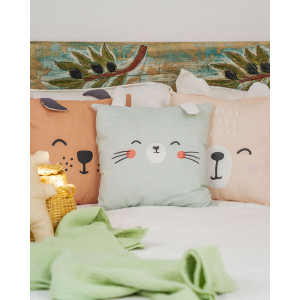 Yastık Organik Pamuklu Kumaş Rabbit