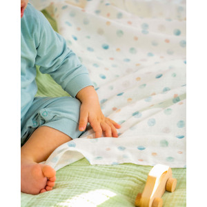 Organik Müslin Örtü 2 Katlı Seeds