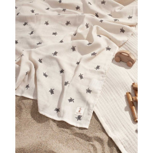 Organik Müslin Örtü 2 Katlı Baby Caretta