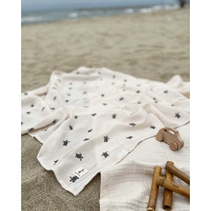 Organik Müslin Örtü 2 Katlı Baby Caretta