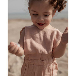 Organik Müslin Fırfırlı Body Somon