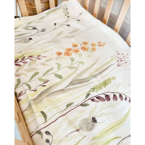 Organik Müslin Battaniye 4 Katlı Spring