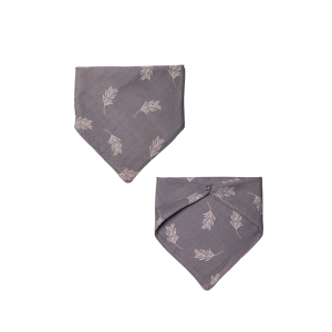 Helena Blue Yaka Organik Müslin Kumaş