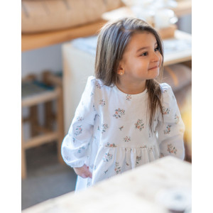 Organik Pamuklu Beyaz Elbise