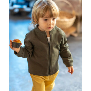 Organik Pamuklu Ceket Yeşil