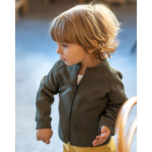 Organik Pamuklu Ceket Yeşil