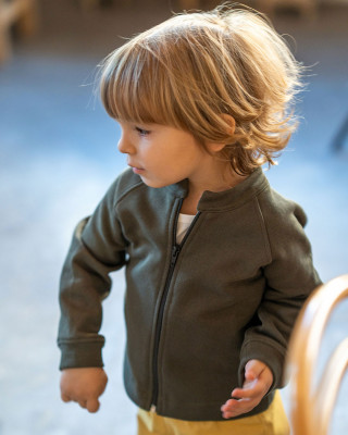 Organik Pamuklu Ceket Yeşil