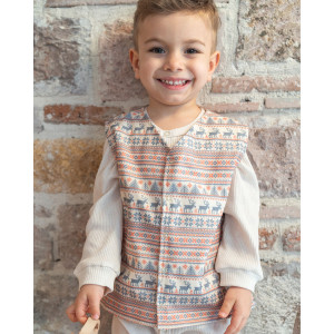 Organik Pamuklu Pazen Yelek Moose