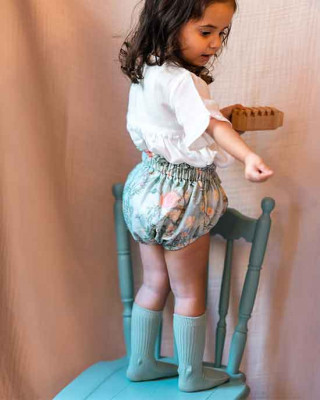 Organik Pamuk Bebek Balon Şort