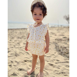 Organik Müslin Body Fırfırlı Yaz