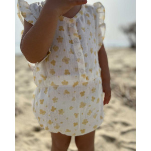 Organik Müslin Body Fırfırlı Yaz